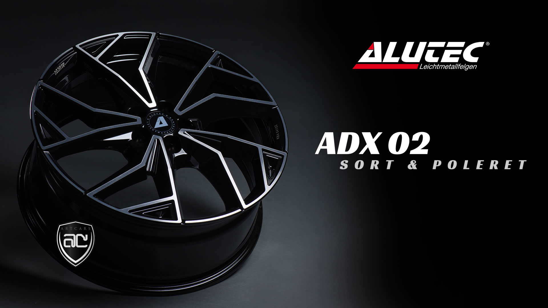 Alutec ADX02 Sort og Poleret